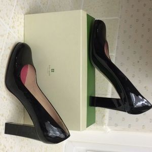 Kate Spade Black Patent Heels